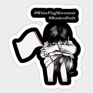 White Flag Movement/ Bendera Putih Sticker